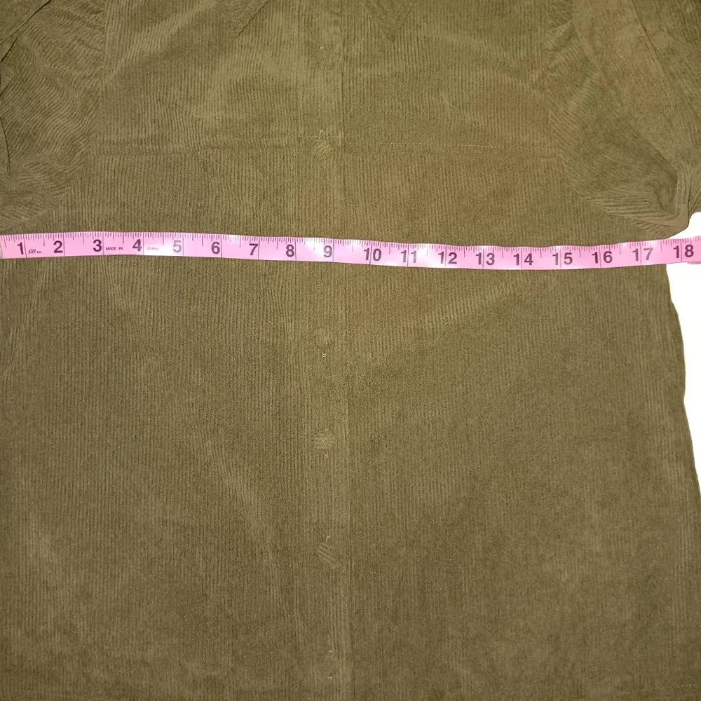 7 FOR ALL MANKIND CORDUROY PUFFY SLEEVE DRESS